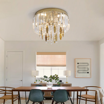 1 - Light Crystal LED Chandelier