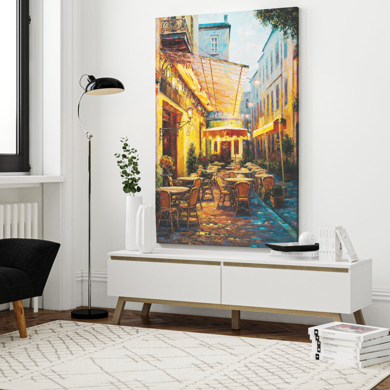 Haixia Liu - Print on Canvas, 152.5 cm H x 101.5 cm W, White Framed