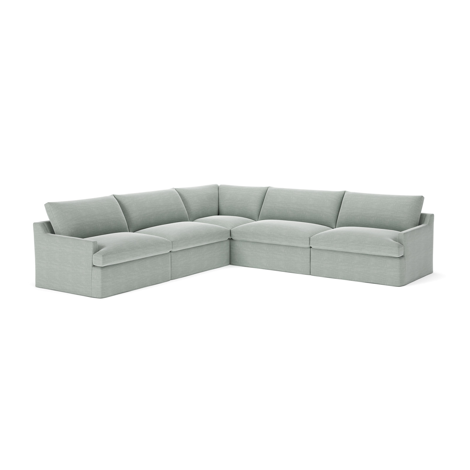 Wrenley Reversible Sectional, Conversation Capri Basketweave