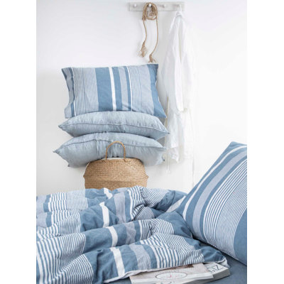 Cotton Striped Duvet Cover