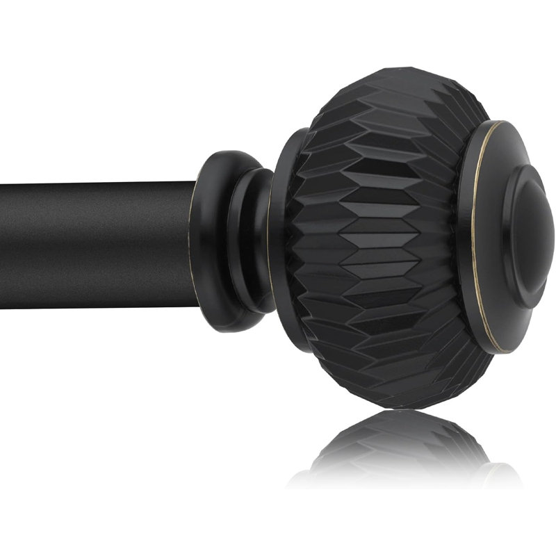 Tringle à rideaux noire, Matte Black