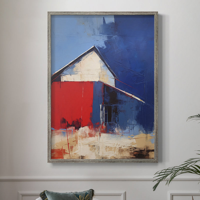 «LANDSCAPES Series CXII», reproduction encadrée - bois massif
