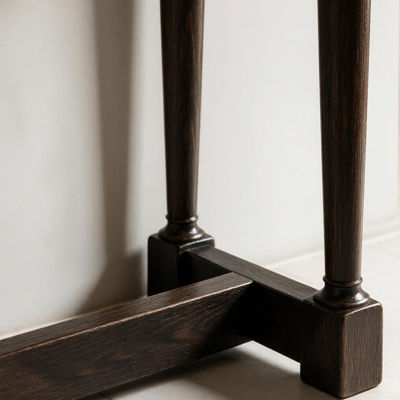 Solid Wood Top Console Table, 29.53" H x 78.74" W x 15.75" D