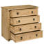 Corona Solid Wood 89cm W 4 - Drawer Chest of Drawers