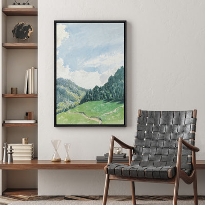 Watercolor Minimalist Forest Trees Landscape Artistic Nature Illustrations