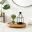Plateau rond en bois pour la décoration intérieure, comptoir de cuisine rustique, meuble-lavabo et table basse avec finition imperméable-1534805727-1534805725