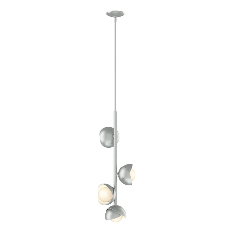 Brooklyn 4 - Light Cluster Linear Pendant, Vintage Platinum, Vintage Platinum