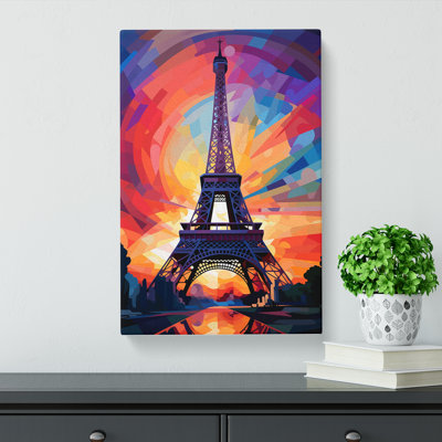 Eiffel Tower Futurism - Print