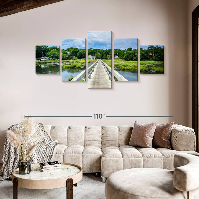 Uncle Tim's Bridge, 42" H x 92" W