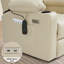 Fauteuil inclinable électrique avec assistance au levage, chauffage lombaire, massage par vibrations et repose-pieds extensible, pour les personnes mesurant entre 1,55 m et 1,75 m, en similicuir.-1545649536-1377554463