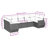 Vidaxl Garden Sofa Set Gray