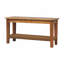 Table basse Rope, tablette ouverte, brun clair