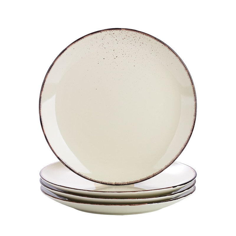 26.5cm Porcelain China Dinner Plate, Cream