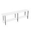 Console Celine 71 "en blanc (2 tablettes)-124922112