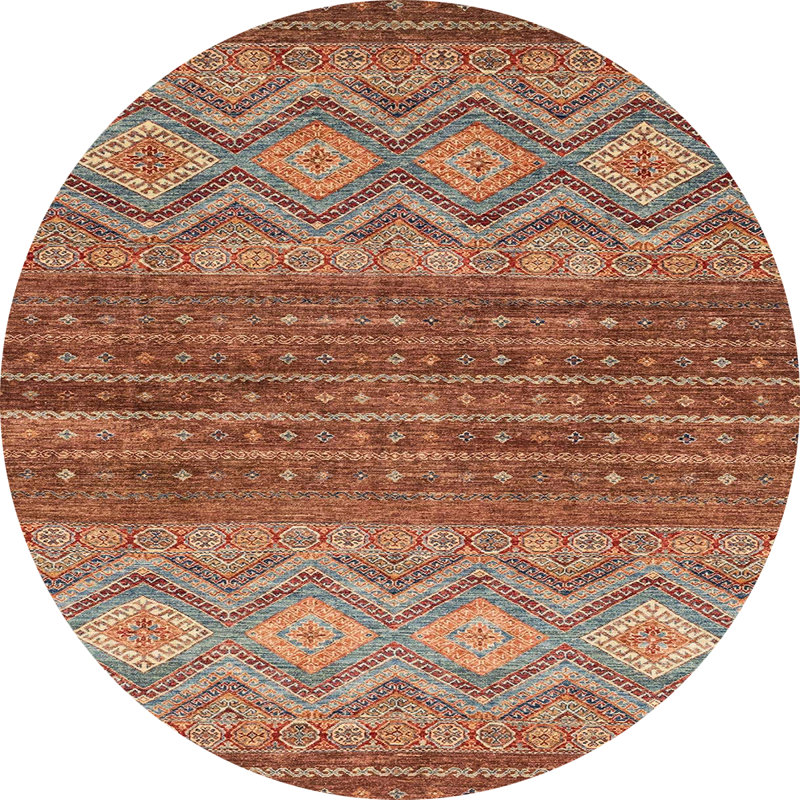 Tapis abstrait moderne 2884, Rond 3 pi