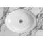Kaali 46 Oval 18-3/4" Undermount Lavatory Sink in Volcanic Limestone with Internal Overflow