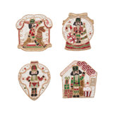 Nutcracker 4 Piece Coaster Set in a Gift Bag