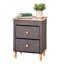 Commode d'appoint 2 tiroirs Kamalu