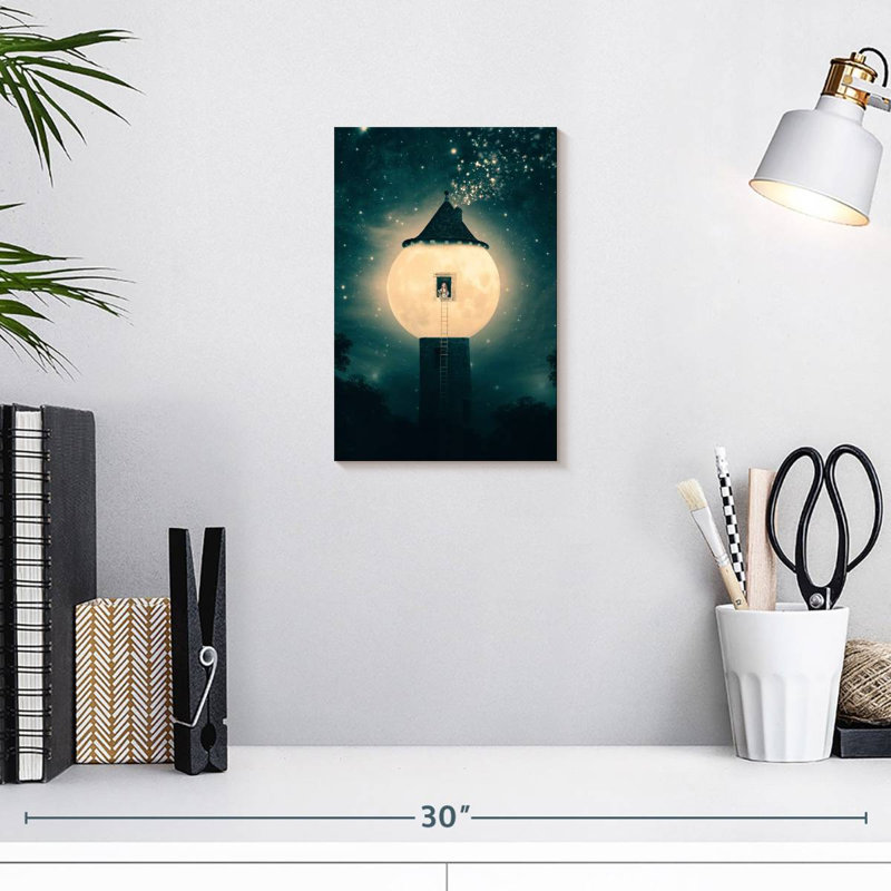 Oberle The Moon Tower, 12" H x 8" W