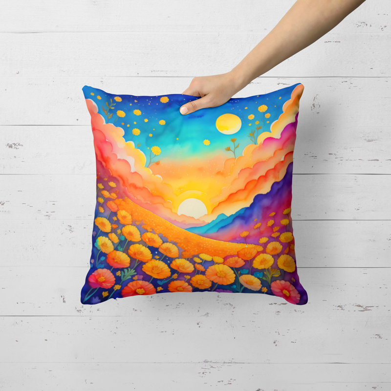  Coussin décoratif intérieur / extérieur en polyester Autre / Sans motif, 18 po x 18 po