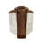 Brancaster Retro Brown Grain Leather & Aluminum Chair