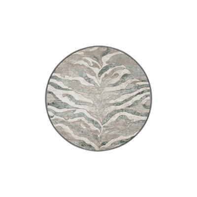 Machine Washable Gray Area Rug