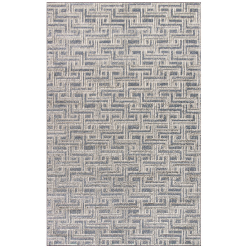 Gatze Geometric Indoor Rug, Rectangle 3'11" x 5'11"