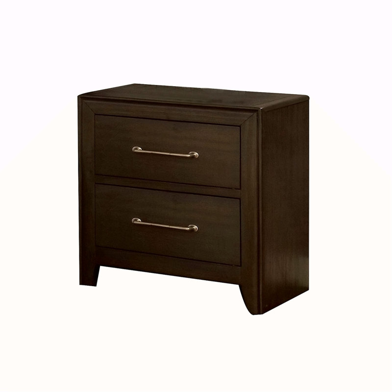 Table de chevet 2 tiroirs en bois