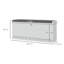 Faynett Polyester Upholstered Storage Bench