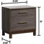 Table de chevet contemporaine 1Pc