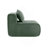 Armless Sofa Velvet-Green