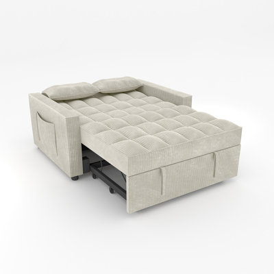 53.2'' Upholstered Convertible Sleeper Sofa