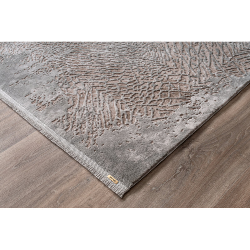 Lakyn Cotton Abstract Rug, Rectangle 2'8" x 4'