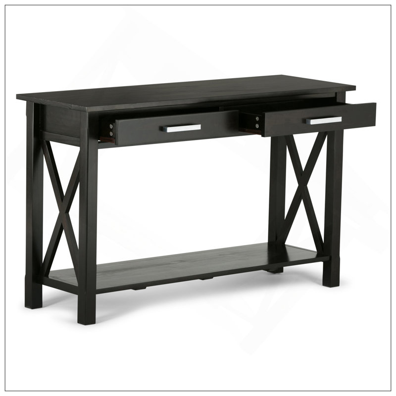 Kitchener - Console Sofa Table - Hickory Brown, Dark Brown