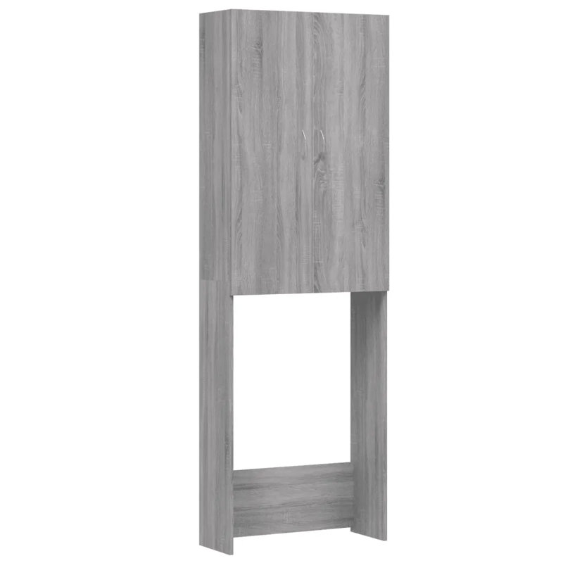 Keomi Linen Cabinet, Grey Sonoma