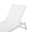 Chaise longue d'extérieur en filet réglable avec structure en aluminium, ensemble de 2-1525718974