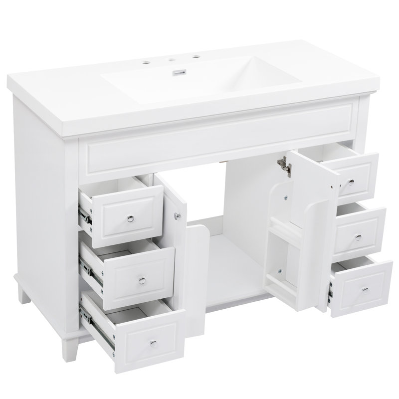 Meuble-lavabo 48 po avec lavabo en résine