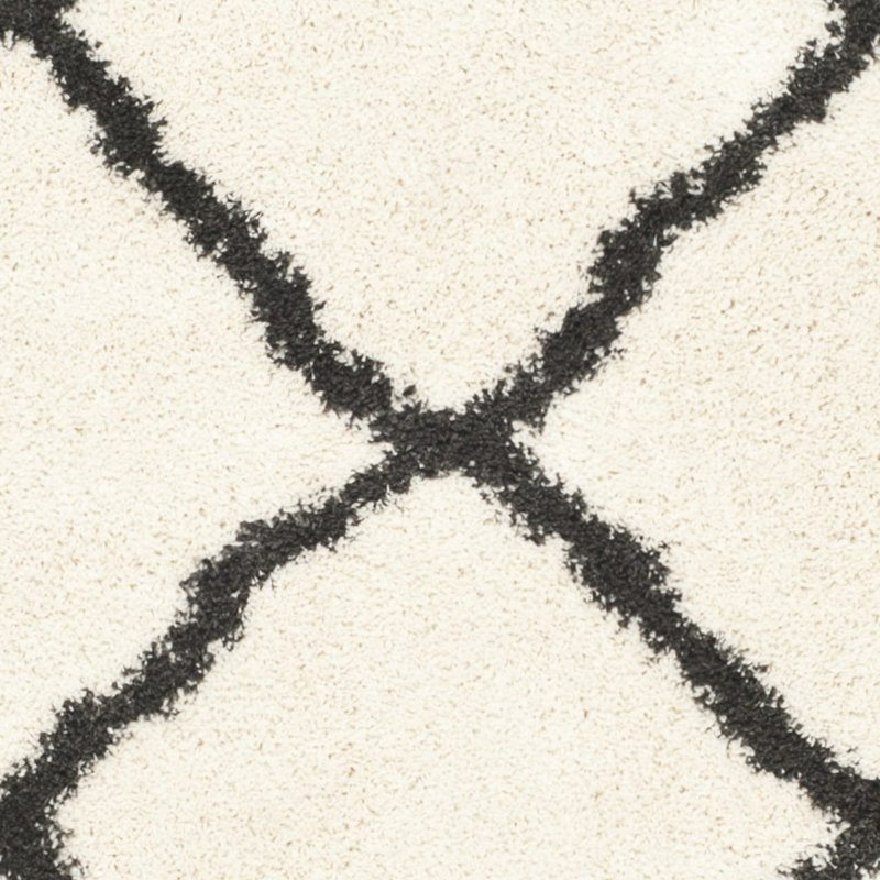 Bertle Shag Performance Geometric Rug, Rectangle 3' x 5'