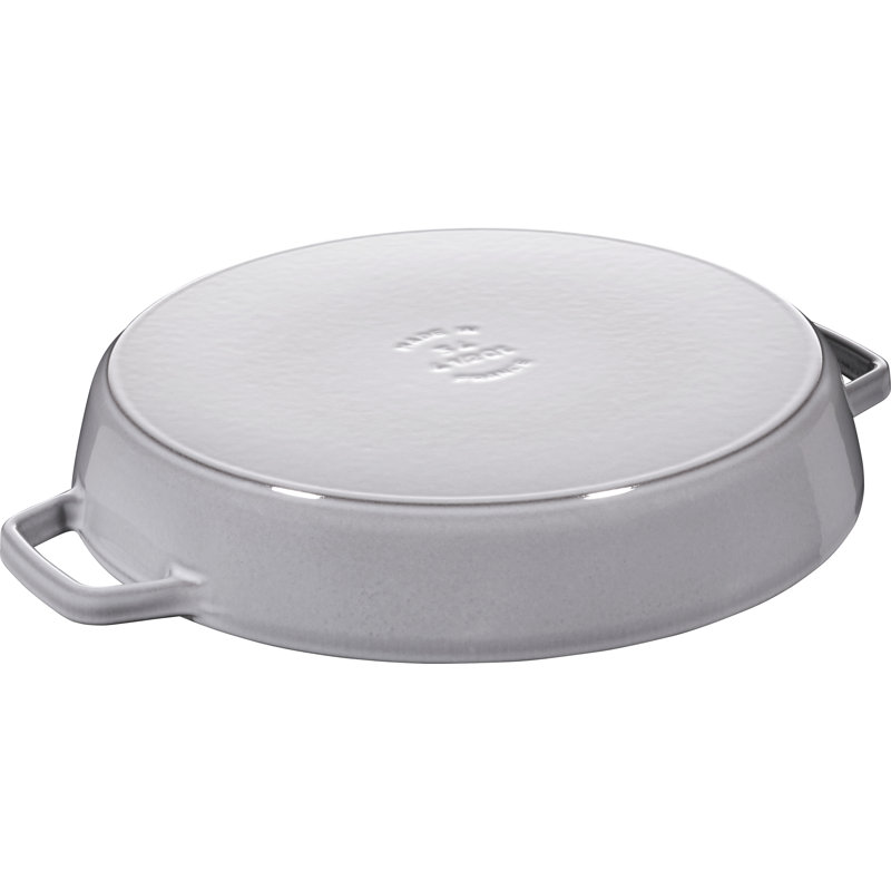 STAUB Cast Iron Fry Pan, Grey, 34cm