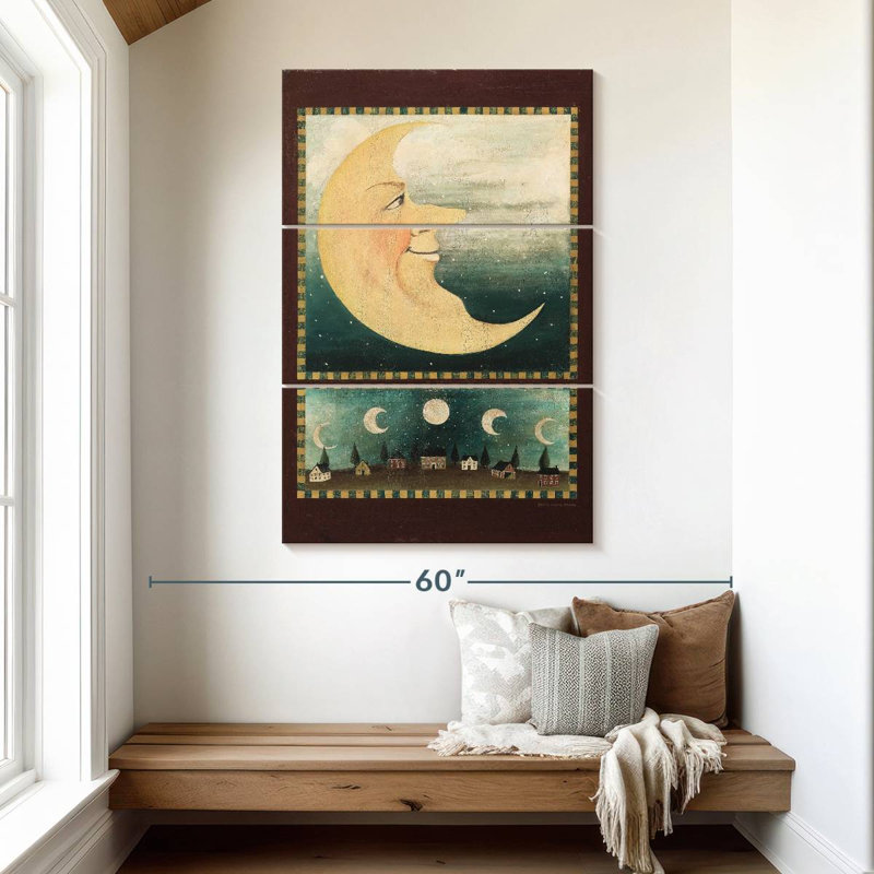 Oberle Moon Cycles, 50" H x 32" W