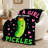 1pc Cute Pickle Blanket, Funny "Just A Girl Who Loves Pickles" Graphic Flannel Throw, Adorable Cartoon Pickle with Crown Design Cozy Blanket for Kids Girls Women, Lightweight Sofa Couch Bed Decor, Gift-135864659