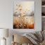 «Miminimalisme beige et gris pré», reproduction sur toile