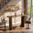 63'' Rustic Bar Table for Kitchen, Home Bar, Bistro