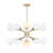 Kynthia 10 - Light Steel Dimmable Sputnik Sphere Chandelier-297067475