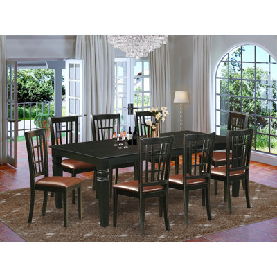 Beesley Solid Wood Top Four Leg Dining Set
