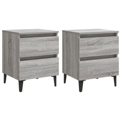Quandt 40cm W Particle Board / Chipboard Bedside Table