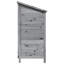 Vidaxl Garden Shed Solid Fir Wood Storage Cabinet Outdoor Modern Design Ample-129097104