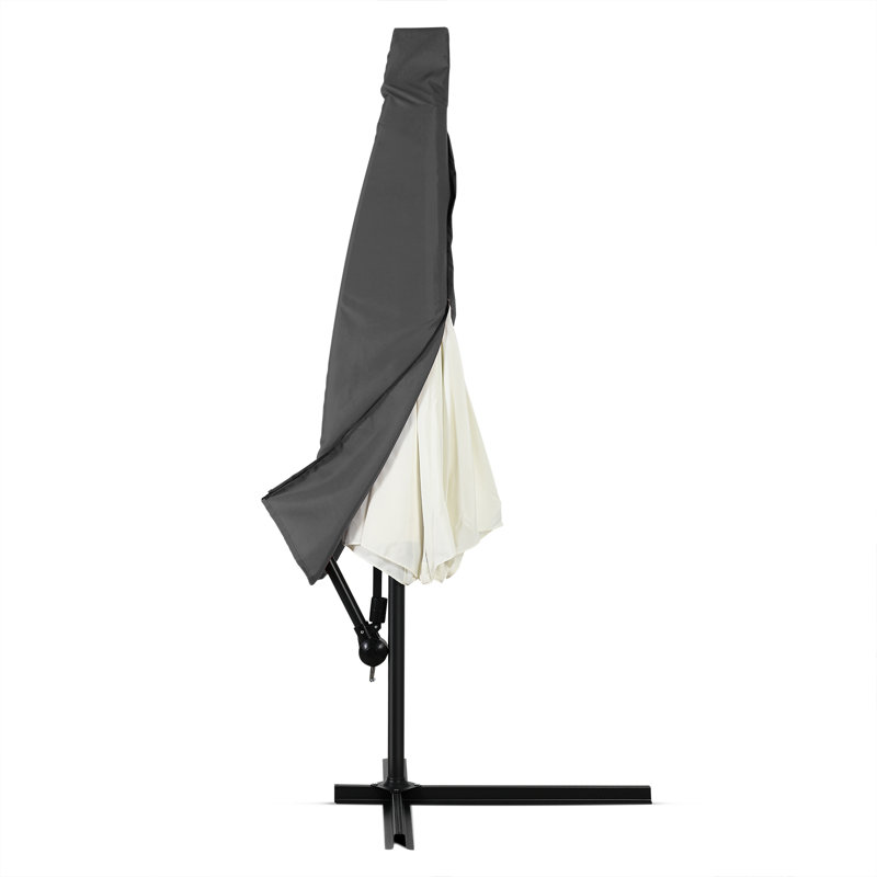 Outdoor Patio Umbrella Cover, 300cm H x 45cm W x 45cm D, Charcoal
