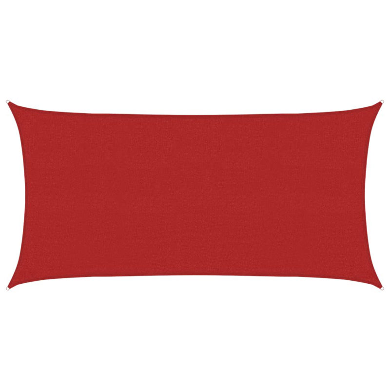 Dakota Fields 400cm W x 200cm D Plastic Cover Retractable Freestanding Awning, Red