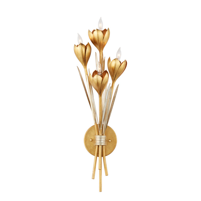 Hortensia 4 - Light Candle Wall Light